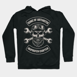 Skull Sons Of Arthritis - ibuprofen chapter Hoodie